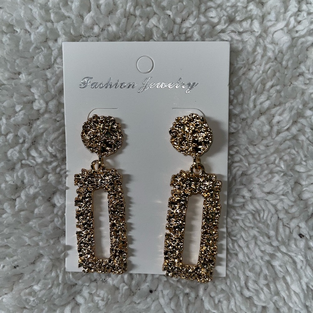 Women Rectangular Drop Earrings